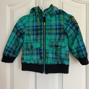 Unisex MEXX green fall toddler jacket